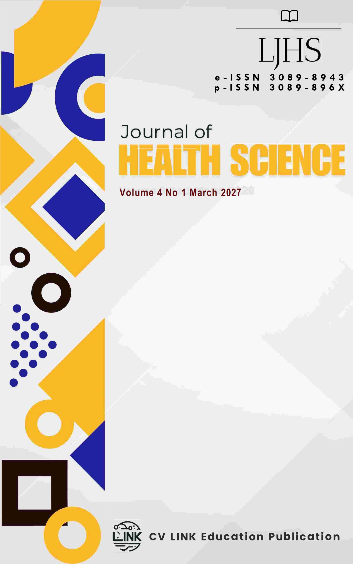 					View Vol. 4 No. 1 (2027): March : Journal of Health Science
				